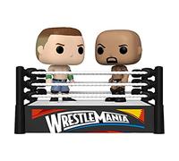 Funko Pop! Moment: WWE - John Cena vs Rock (2012) | Merchandising Oficial de Deportes - Figura de Vinilo Coleccionable para Decoración - Regalo Friki de Cumpleaños