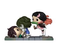 Funko pop moments demon slayer tanjiro & nezuko vs demonio templo
