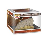 Funko POP! Moments: Dune III - Paul Atreides with Sandworm | Merchandising Oficial - Figura de Vinilo Coleccionable para Decoración - Regalo Friki de Cumpleaños