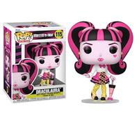 Funko Pop Monster High + Protector: Pop! Figura de vinilo retro (juego de regalo incluido con estuche protector de caja ToyBop) (Draculaura)