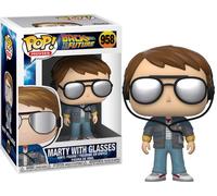 Funko Pop Movie: Back To The Future - Marty Mcfly with Glasses- Figura de Vinil