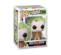 Funko Pop! Movies: Beetlejuice 2 - with Chase | Merchandising Oficial de Comedy - Figura de Vinilo Coleccionable para Decoración - Regalo Friki de Cumpleaños