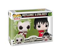 Funko Pop! Figura de vinilo Beetlejuice – Pack de 2 figuras: Beetlejuice y Lydia Deetz – Oficial