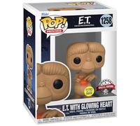 Funko Pop! Movies: E.T. 40th - E.T. With - Brilla en la Oscuridad Heart - E.T. - E.T. The Extra Terrestrial - Figura de Vinilo Coleccionable - Idea de Regalo- Mercancia Oficial - Movies Fans