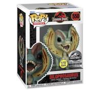 Funko Pop! Movies Jurassic Park Dilophosaurus GITD Jurassic World Exhibition Exclusive Figure #550
