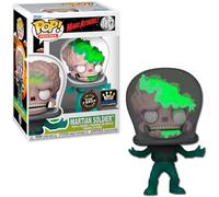 Funko Pop! Movies | Mars Attacks Martian Soldier Chase | Edición Chase Exclusiva y Limitada | Figura de Vinilo Coleccionable Ciencia Ficción | FS
