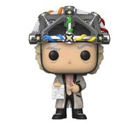 Funko Pop! Movie: Back To The Future-Doc with Helmet - Dr. Emmett Brown - Figura de Vinilo Coleccionable - Idea de Regalo- Mercancia Oficial - Juguetes para Niños y Adultos - Movies Fans