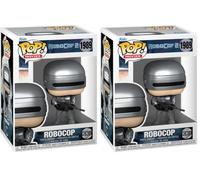 Funko Pop! Movies: Robocop - Metallic - 1 in 6 Chance of Receiving The Rare Chase Variant - Styles Vary - Figura de Vinilo Coleccionable - Idea de Regalo - Mercancía Oficial (Paquete de 2)