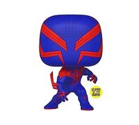 Funko Pop! Movies: Spider-Man Across the Spider-Verse Spider-Man 2099 Glow-in-the-Dark Pop! Vinyl Figure Entertainment Earth Exclusive