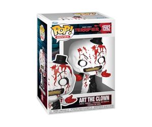 Funko POP! Movies: Terrifier 2 - Art the Clown (Bloody) | Merchandising Oficial de Terror - Figura de Vinilo Coleccionable para Decoración - Regalo Friki de Cumpleaños