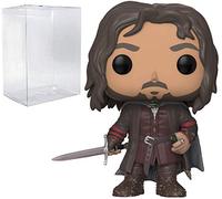 Funko Pop! Movies: The Lord of the Rings - Aragorn Vinyl Figure (Bundled with Pop Box Protector Case)