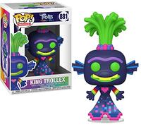 Funko Pop! Movies: Trolls World Tour-King Trollex - Trolls 2: Gira Mundial - Figura de Vinilo Coleccionable - Idea de Regalo- Mercancia Oficial - Juguetes para Niños y Adultos - Movies Fans