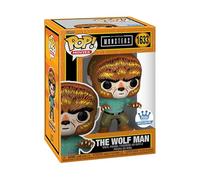 Funko Pop! Movies Universal Monsters The Wolf Man Figura de vinilo, 4 pulgadas, exclusiva