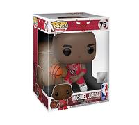 Funko Pop! NBA: Bulls - 10" Michael Jordan - (Red Jersey) - Figura de Vinilo Coleccionable - Idea de Regalo - Mercancia Oficial - Juguetes para Niños y Adultos - Sports Fans