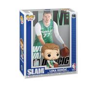 NBA Dallas Mavericks Funko POP con Cover: Slam Vinile Figura Luka Doncic 9 cm