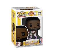 Funko Pop! NBA: Lakers - Lebron James (White Uniform) | Merchandising Oficial - Figura de Vinilo Coleccionable para Decoración - Regalo Friki de Cumpleaños