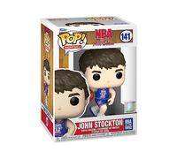 Funko Pop! NBA Legends - John Stockton - Blue All Star Uni 1992 | Merchandising Oficial de Deportes - Figura de Vinilo Coleccionable para Decoración - Regalo Friki de Cumpleaños