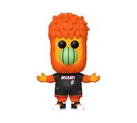 Funko Pop! NBA: Mascots - Miami - Burnie The Fireball - NBA Mascots - Figura de Vinilo Coleccionable - Idea de Regalo- Mercancia Oficial - Juguetes para Niños y Adultos - Sports Fans