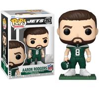 Funko Pop! NFL: Jets - Aaron Rodgers - Figura de Vinilo Coleccionable - Idea de Regalo- Mercancia Oficial - Juguetes para Niños y Adultos - Sports Fans - Muñeco para Coleccionistas y Exposición