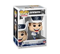 Funko Pop! NFL Mascots: Cowboys - Rowdy - Mascotas y marcas de la NHL - Figura de vinilo coleccionable - Idea de regalo - Producto oficial - Juguetes para niños y adultos - Fans del deporte - Figura