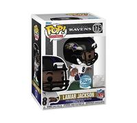 Funko POP! NFL: Ravens - Lamar Jackson - (Away) - Figuras Miniaturas Coleccionables Para Exhibición - Idea De Regalo - Mercancía Oficial - Juguetes Para Niños Y Adultos - Fans De Sports