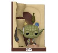 Funko Pop! Nooks – Figura de vinilo Star Wars: Yoda en su cueva – Oficial, para coleccionistas