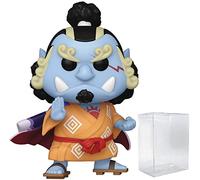 Funko Pop One Piece - Jinbe Limited Edition Chase Vinyl Figure (Bundled with Compatible Box Case), Multi-Colour, 9.5 cm