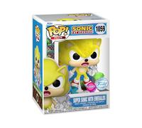 Funko Pop! Plus: Sonic - Super Sonic with Emeralds - Sonic The Hedgehog - Exclusiva Amazon - Figura de Vinilo Coleccionable - Idea de Regalo - Mercancia Oficial - Juguetes para Niños y Adultos