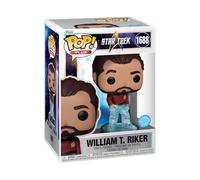 Funko Pop! Plus: Star Trek Generations Transporter - William T. Riker | Merchandising Oficial de Ciencia Ficción - Figura de Vinilo Coleccionable para Decoración - Regalo Friki de Cumpleaños