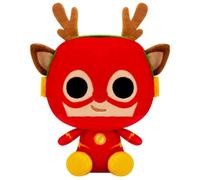 Funko – Peluche Pop! – The Flash 4" DC Holiday – Mercancía oficial, regalo de cumpleaños
