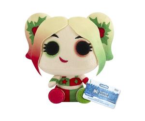 Funko Pop! Plush: DC Holiday - 4" Harley Quinn - DC Comics - Juguete Suave - Idea De Regalo De Cumpleaños - Mercancía Oficial - Relleno Peluche para Niños Y Adultos - Ideal para Fans De Comic Books
