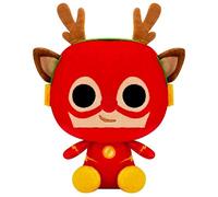Funko – Peluche Pop! – The Flash 4" DC Holiday – Mercancía oficial, regalo de cumpleaños