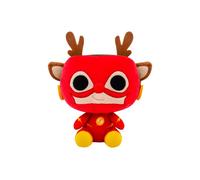 Funko- Pop Plush: DC Holiday-Rudolph Flash Comics Figura Coleccionable, Multicol