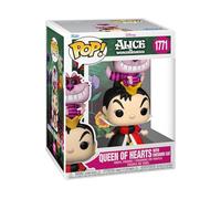 Funko Pop! Premium Disney: Alice in Wonderland Classic - Queen of Hearts with Cheshire Cat - Figura de Vinilo Coleccionable - Idea de Regalo - Mercancía Oficial - Juguetes para niños y Adultos