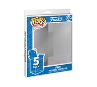 Funko - Protector plegable Pop! 5 unidades - Premium sin UV, cristalino y apilable