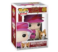 Funko Pop Queen Elizabeth II & Corgi Buddy: Royal Family - Figura de Vinilo Col