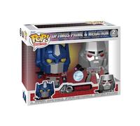 Funko Pop! Retro Toys: Transformers - Optimus Prime/Megatron 2 Pack - Metálico - Transformers Classic - Figura de Vinilo Coleccionable - Idea de Regalo- Mercancia Oficial - TV Fans