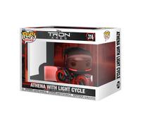 Funko Pop Ride: Tron: Ares - Athena with Light Cycle - Collectable Vinyl Figure