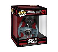 Funko Pop! Rides: Star Wars Darkside - Tie Advanced X1 with Darth Vader | Merchandising Oficial de Ciencia Ficción - Figura de Vinilo Coleccionable para Decoración - Regalo Friki de Cumpleaños