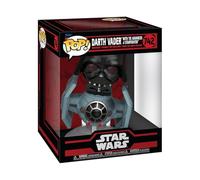 Funko Pop! Rides Deluxe: Star Wars Darkside - Tie Advanced X1 with Darth Vader - Figura de Vinilo Coleccionable - Idea de Regalo- Mercancia Oficial - Juguetes para Niños y Adultos - Movies Fans
