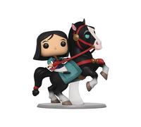 Funko POP! Rides Mulan On Khan Collectible Toy - Figuras Miniaturas Coleccionables Para Exhibición - Idea De Regalo - Mercancía Oficial - Juguetes Para Niños Y Adultos - Fans De Movies