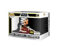 Funko POP! Rides: Star Wars - Ahsoka Tano In Delta-7B - Star Wars: Clone Wars - Exclusivo De Amazon - Figuras Miniaturas Coleccionables Para Exhibición - Idea De Regalo - Mercancía Oficial