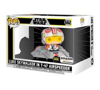Funko Pop! Rides – Figura de vinilo Luke en T-47 Airspeeder (Exclusiva Amazon, Oficial)