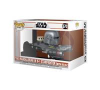 Funko pop rides mandalorian mandaloriano & n - 1 starfighter 76549