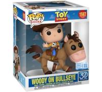 Funko POP! Rides Woody on Bullseye, Toy Story 30 aniversario, coleccionable exclusivo, 6.3 pulgadas