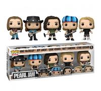 Funko Pop Rock Pearl Jam Pack 5 Mike Mccready/Jeff Ament/Eddie Vedder/Matt Cameron/Stone Gossard