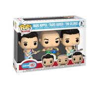 Funko Pop! Rocks: Blink 182-3 Pack Tom DeLonge, Mark Hoppus, Travis Barker - Blink-182 - Figura de Vinilo Coleccionable - Idea de Regalo- Mercancia Oficial - Juguetes para Niños y Adultos