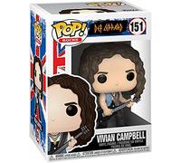 Funko Pop! Rocks: Def Leppard - Vivian Campbell - Figura de Vinilo Coleccionable - Idea de Regalo- Mercancia Oficial - Juguetes para Niños y Adultos - Music Fans - Muñeco para Coleccionistas