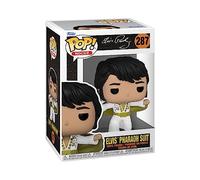 Funko Pop! Rocks: Elvis Presley - Pharaoh Suit | Merchandising Oficial de Música - Figura de Vinilo Coleccionable para Decoración - Regalo Friki de Cumpleaños