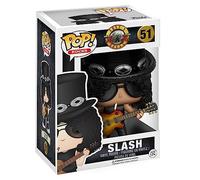 Funko Pop! Rocks: Guns N' Roses (GN'R) - Slash | Merchandising Oficial de Música - Figura de Vinilo Coleccionable para Decoración - Regalo Friki de Cumpleaños